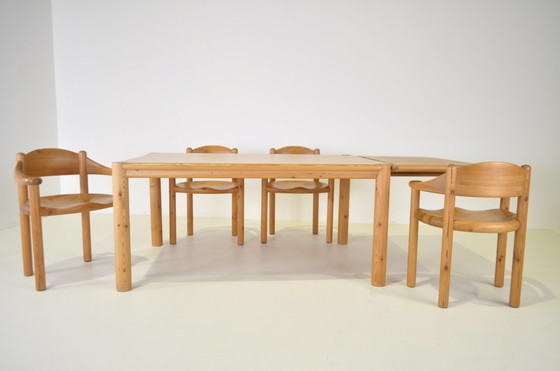 Image 1 of Hirtshals Sawmill dining table set by Rainer Daumiller