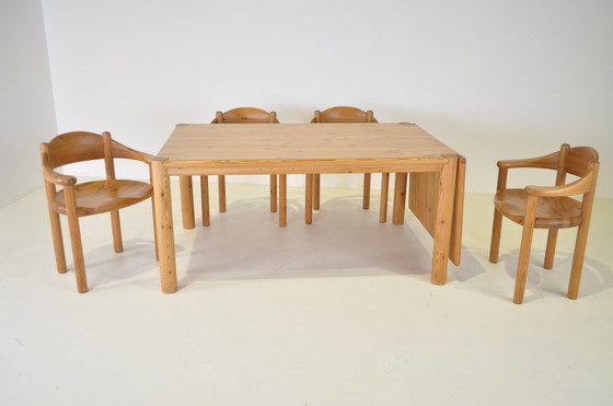 Image 1 of Hirtshals Sawmill dining table set by Rainer Daumiller