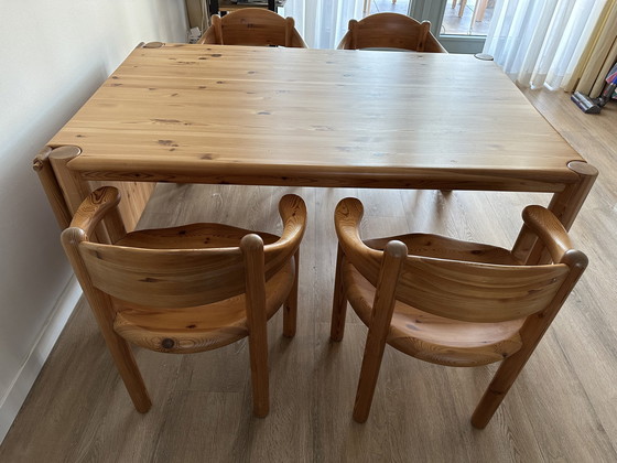 Image 1 of Hirtshals Sawmill dining table set by Rainer Daumiller