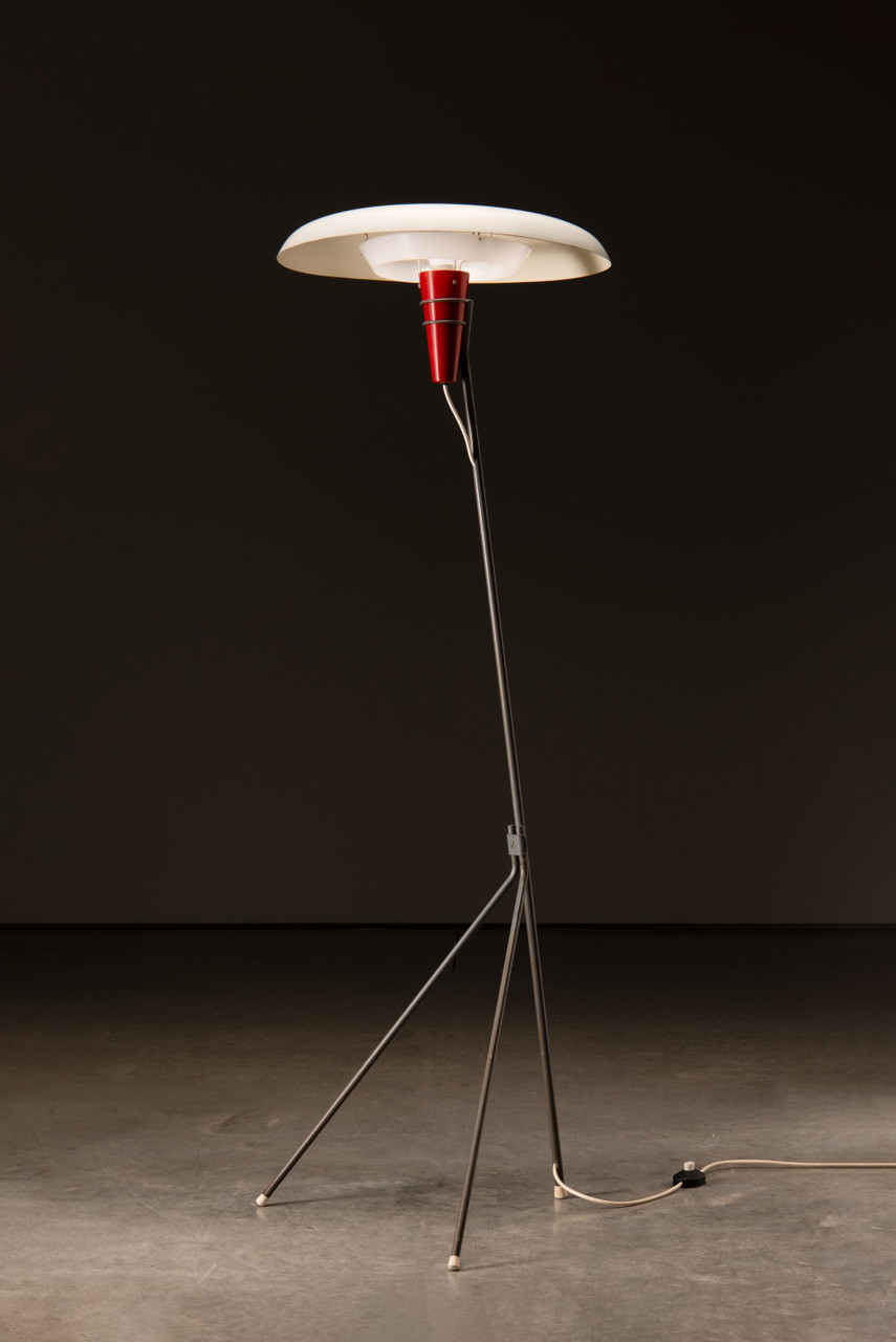 Louis Kalff Philips Vintage 50sミッドセンチュリー Louis Kalff - Junior - Orange - Table Lamp - Philips - 1950s