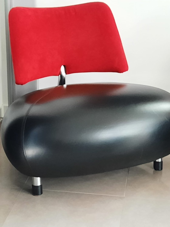 Image 1 of 2x Leolux palone armchair