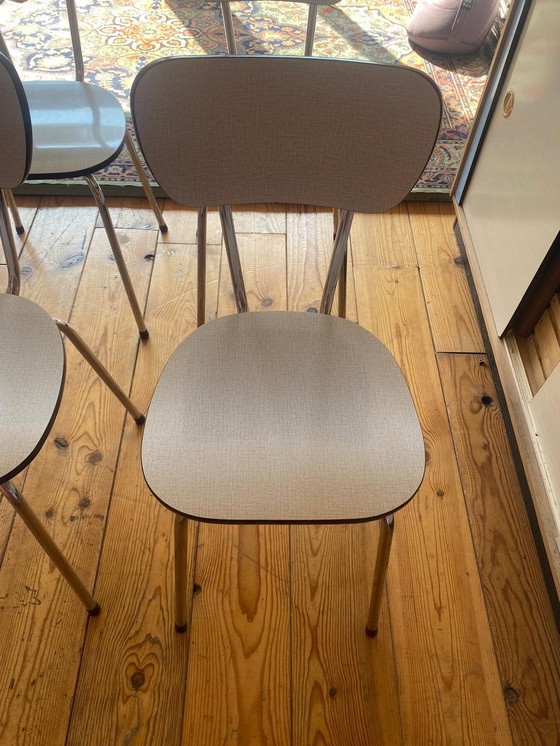 Image 1 of 4x chaises en formica