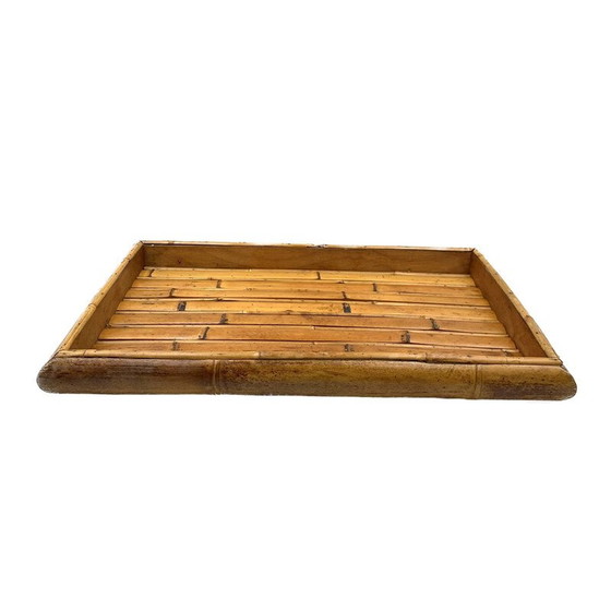 Image 1 of Vassoio vintage in bambù, Italia 1970