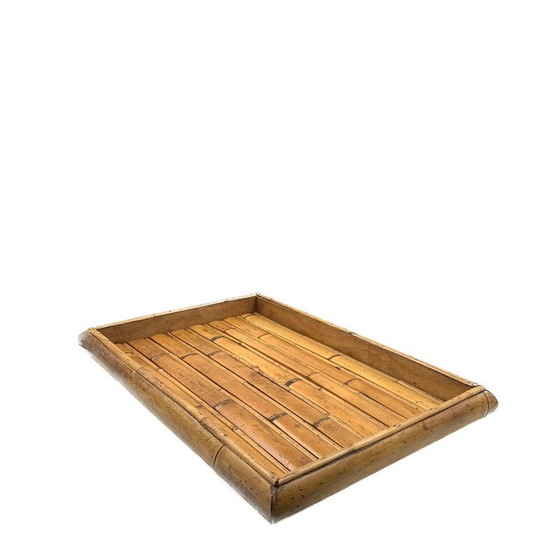 Image 1 of Vassoio vintage in bambù, Italia 1970