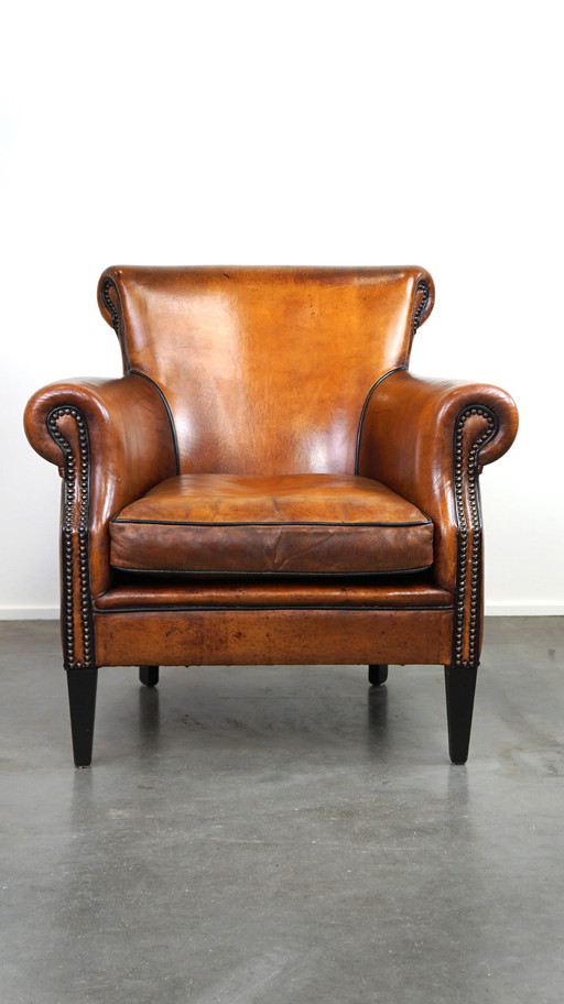 Sheep leather armchair