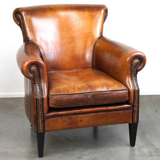 Sheep leather armchair