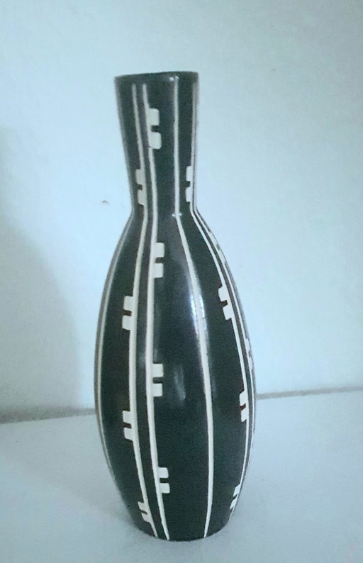 2X Sgraffito Vases, 1960S