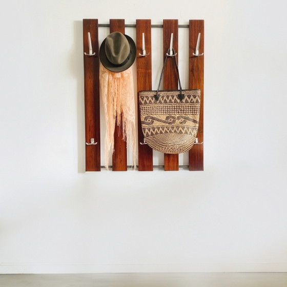 Image 1 of Cees Braakman Pastoe wall coat rack 1960's