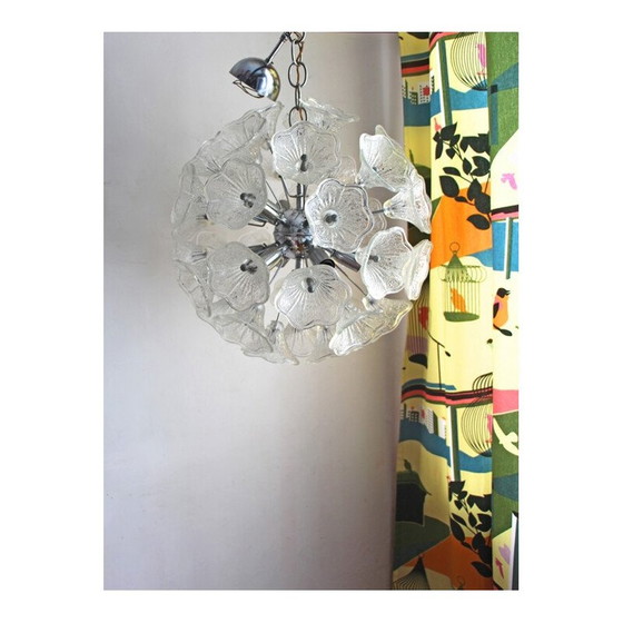 Image 1 of Vintage sputnik pendant lamp in murano glass, 1960