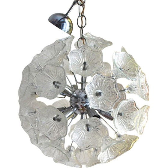 Image 1 of Vintage sputnik pendant lamp in murano glass, 1960