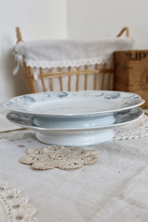 2x Low Pedestal Dish