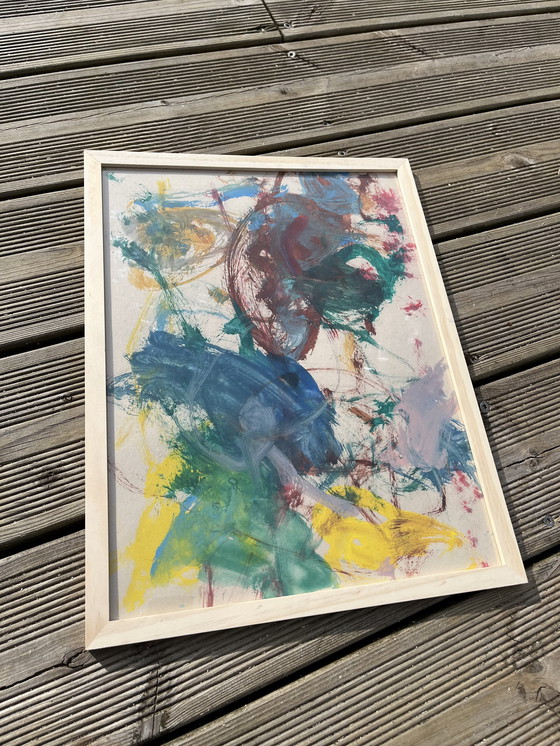 Image 1 of Abstract Gouache On Tinted Paper 250G.