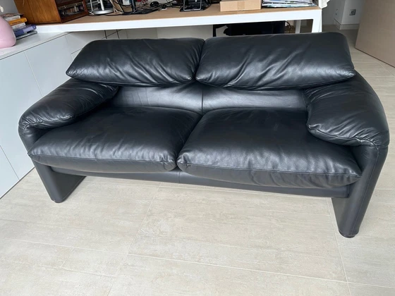 Image 1 of Cassina Maralunga 2-Seater Sofa by Vico Magistretti