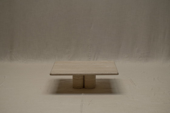 Image 1 of Travertine Coffee Table By Mario Bellini For Cassina