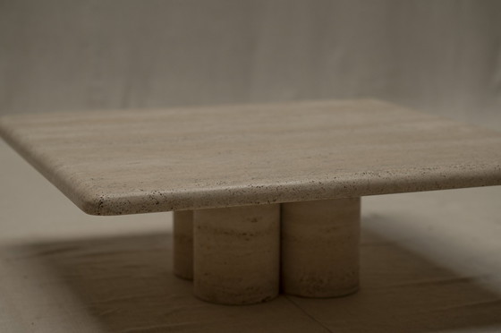 Image 1 of Travertine Coffee Table By Mario Bellini For Cassina