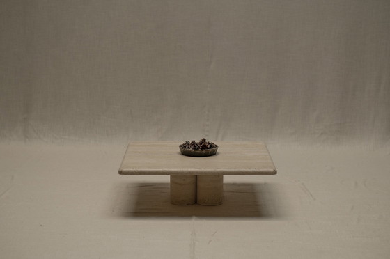 Image 1 of Travertine Coffee Table By Mario Bellini For Cassina