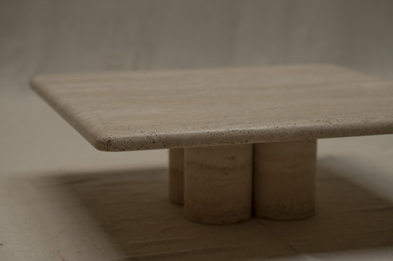 Image 1 of Travertine Coffee Table By Mario Bellini For Cassina