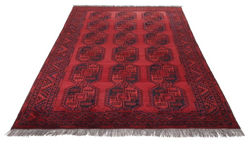 Semi-Antique Khal Mohammadi Tribal Afghan Rug Carpet