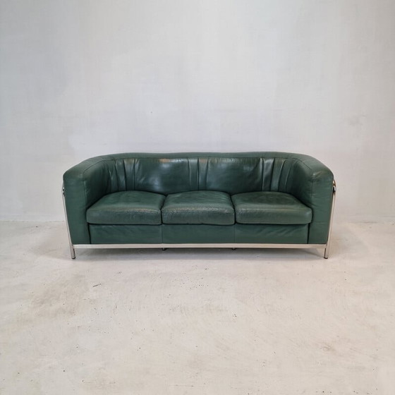 Image 1 of Vintage "Onda" sofa with armchair by De Pas, D'Urbino and Lomazzi for Zanotta, Italy 1985s