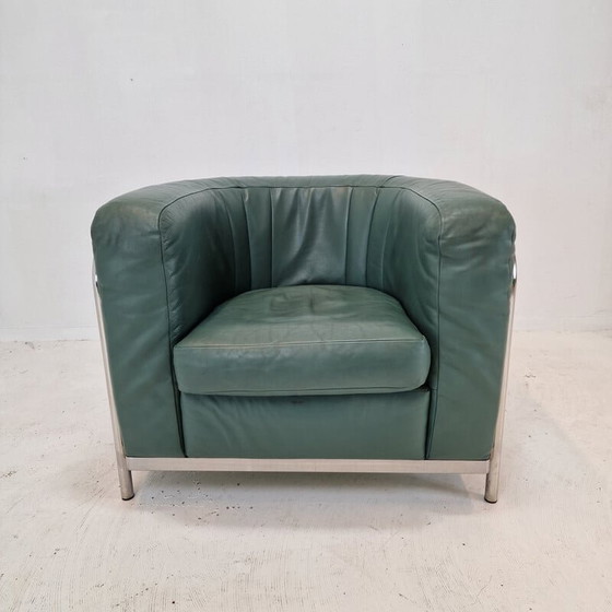 Image 1 of Vintage "Onda" sofa with armchair by De Pas, D'Urbino and Lomazzi for Zanotta, Italy 1985s