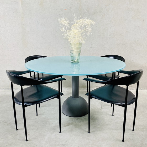 Image 1 of Poltrona Frau Dining Room Table by Massimo and Lella Vignelli