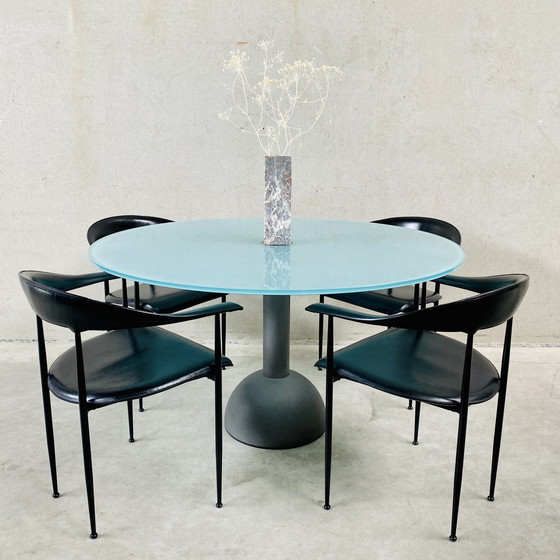 Image 1 of Poltrona Frau Dining Room Table by Massimo and Lella Vignelli