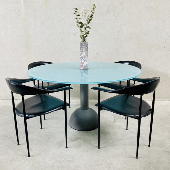 Image 1 of Poltrona Frau Dining Room Table by Massimo and Lella Vignelli