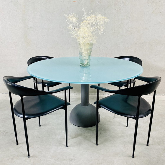 Image 1 of Poltrona Frau Dining Room Table by Massimo and Lella Vignelli