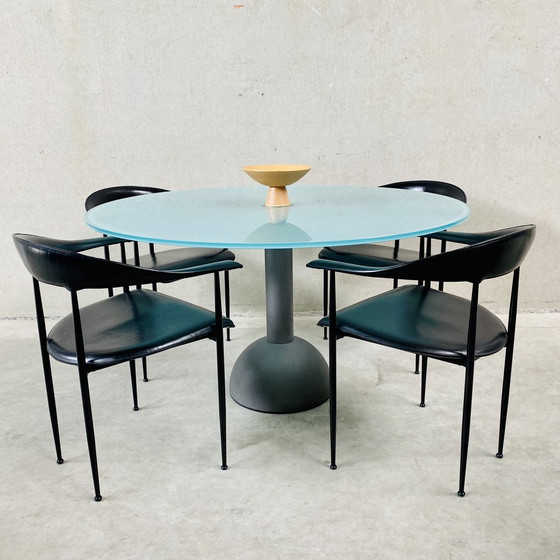 Image 1 of Poltrona Frau Dining Room Table by Massimo and Lella Vignelli