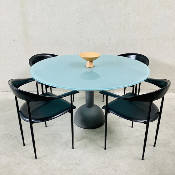 Image 1 of Poltrona Frau Dining Room Table by Massimo and Lella Vignelli