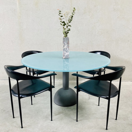 Image 1 of Poltrona Frau Dining Room Table by Massimo and Lella Vignelli