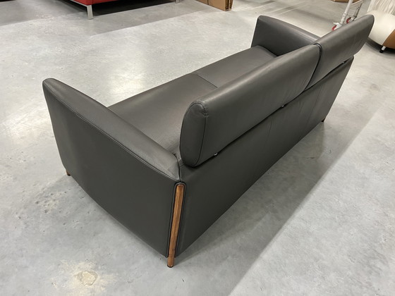 Image 1 of Leolux Goncharov Sofa 3 Seater Gray Arkadia Leather