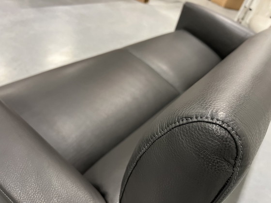 Image 1 of Leolux Goncharov Sofa 3 Seater Gray Arkadia Leather