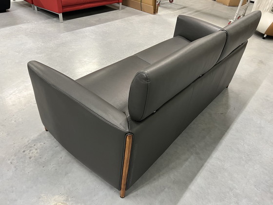 Image 1 of Leolux Goncharov Sofa 3 Seater Gray Arkadia Leather