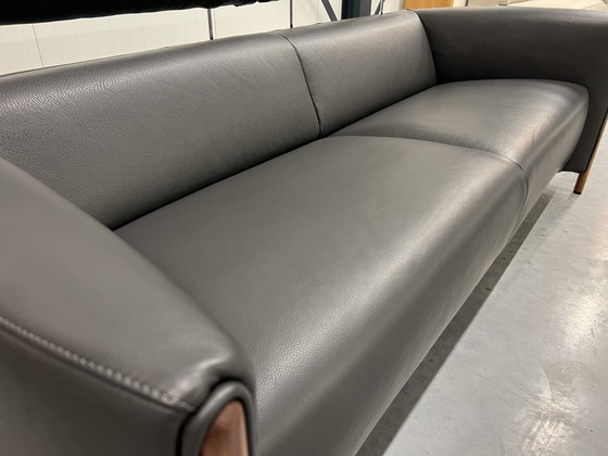 Image 1 of Leolux Goncharov Sofa 3 Seater Gray Arkadia Leather