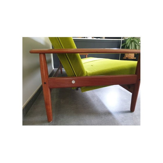 Image 1 of Scandinavian vintage sofa bed by Gérard Guermonprez, 1960