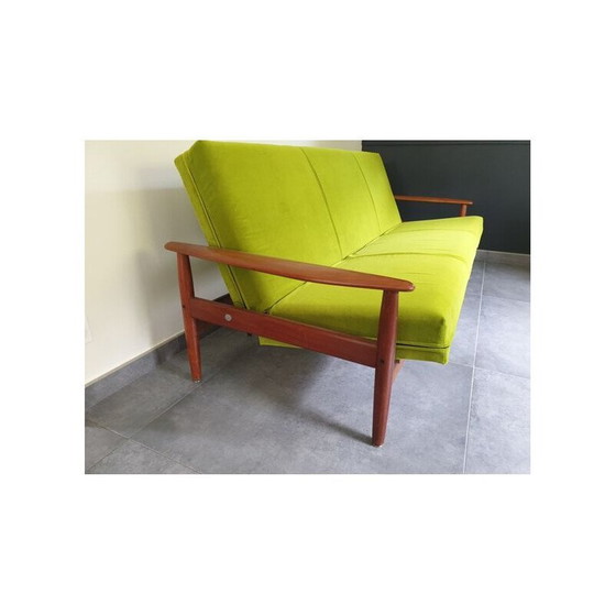 Image 1 of Scandinavian vintage sofa bed by Gérard Guermonprez, 1960