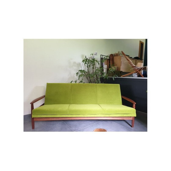 Image 1 of Scandinavian vintage sofa bed by Gérard Guermonprez, 1960