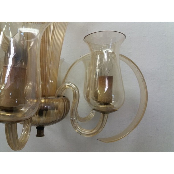 Image 1 of Lampadario in vetro d'epoca Ardeco, Cecoslovacchia 1930