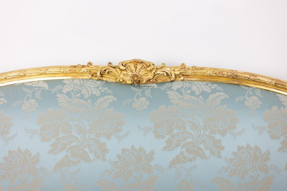 Image 1 of Louis XV Style Salon with Gilded Wood Frame, Circa 1880