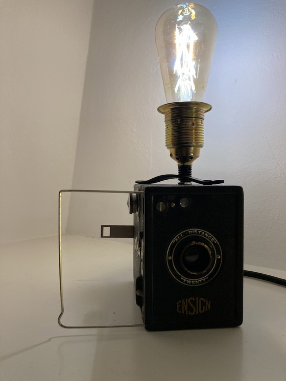 Image 1 of Camera Lamp Art Deco Style