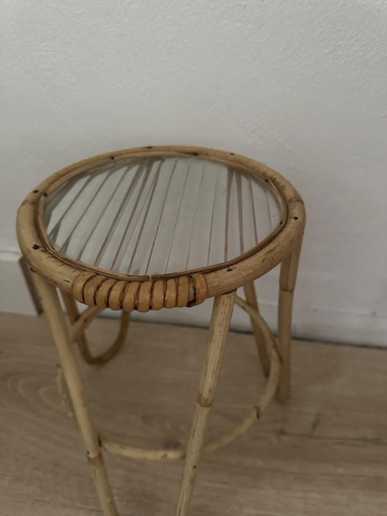 Image 1 of Plant Table Set Rattan