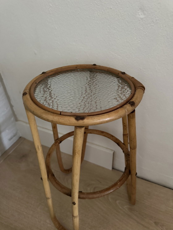 Image 1 of Plant Table Set Rattan