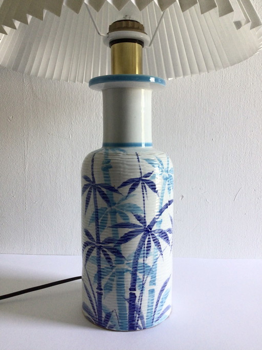 Vintage Bitossi Palm Table Lamp 1960s-70s