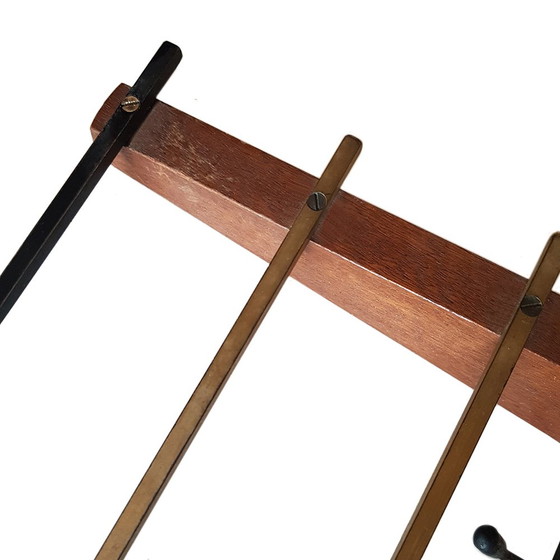 Image 1 of Mid-Century Wall Coat Rack