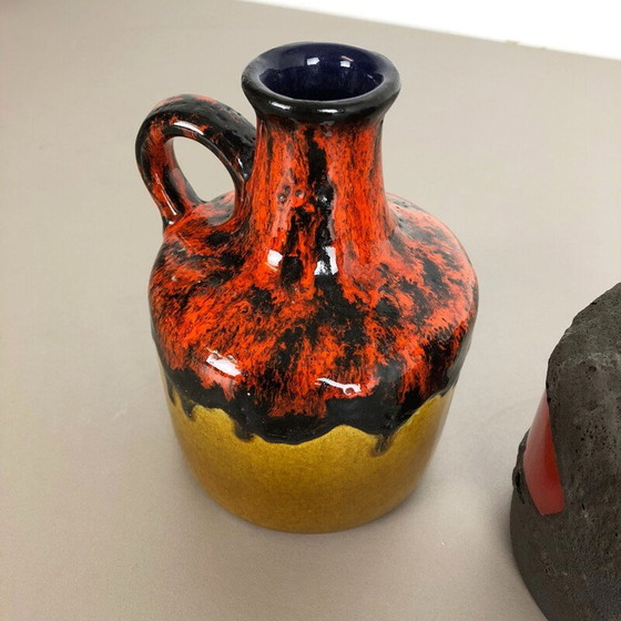 Image 1 of Set di 3 vasi in ceramica vintage di Marei Ceramics, Germania 1970