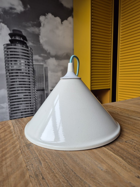 Image 1 of Lámpara colgante de metal blanco