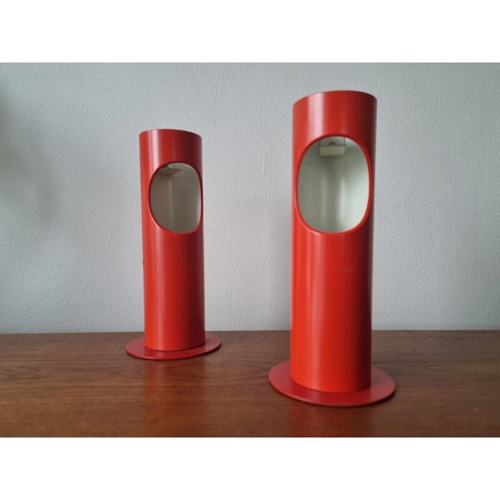Image 1 of Pair of vintage table lamps by Josef Hurka for Napako, 1970