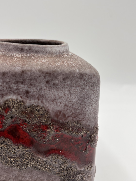 Image 1 of Strehla Fat Lava vase