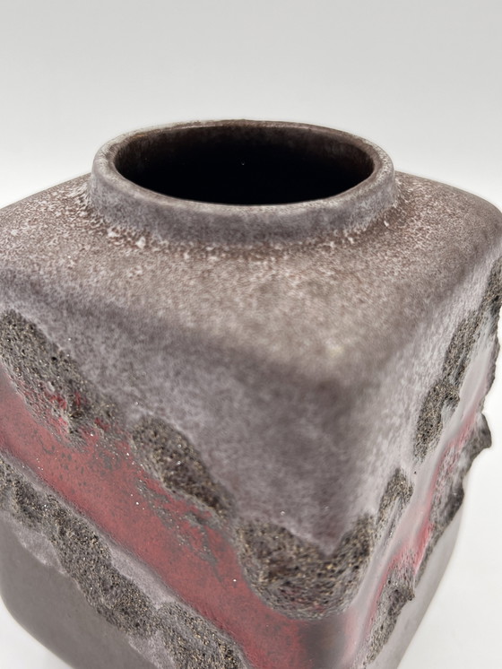 Image 1 of Strehla Fat Lava vase